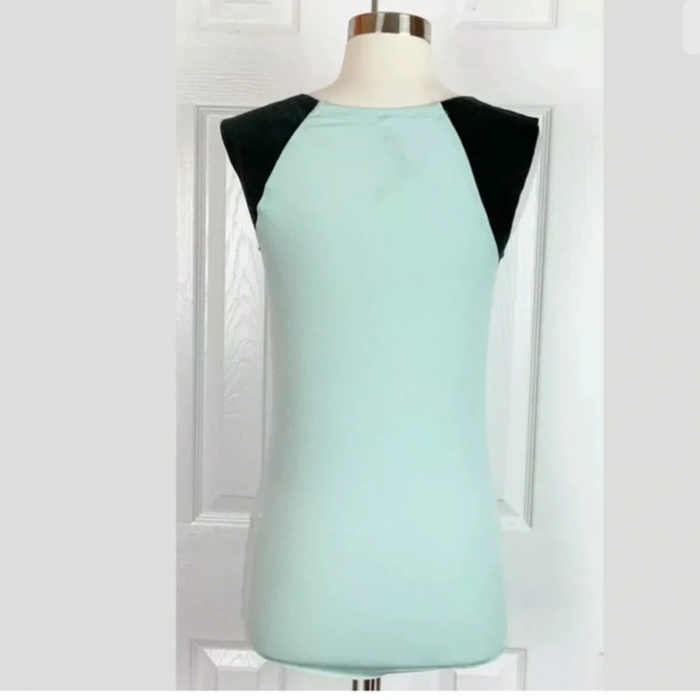 BAILY 44 Paul Top Mint Green Sleeveless